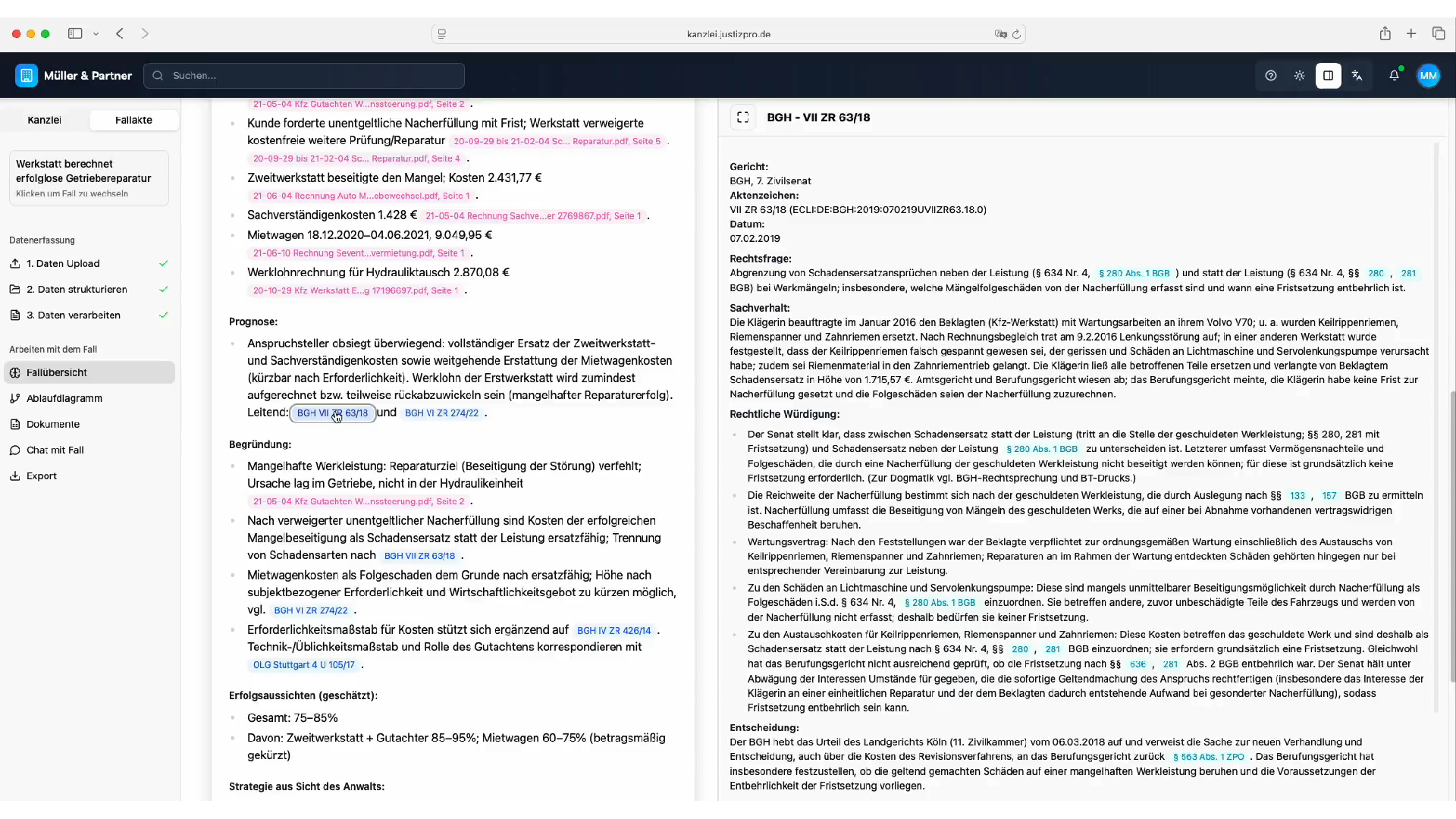 Urteilsrecherche & Gesetzbücher